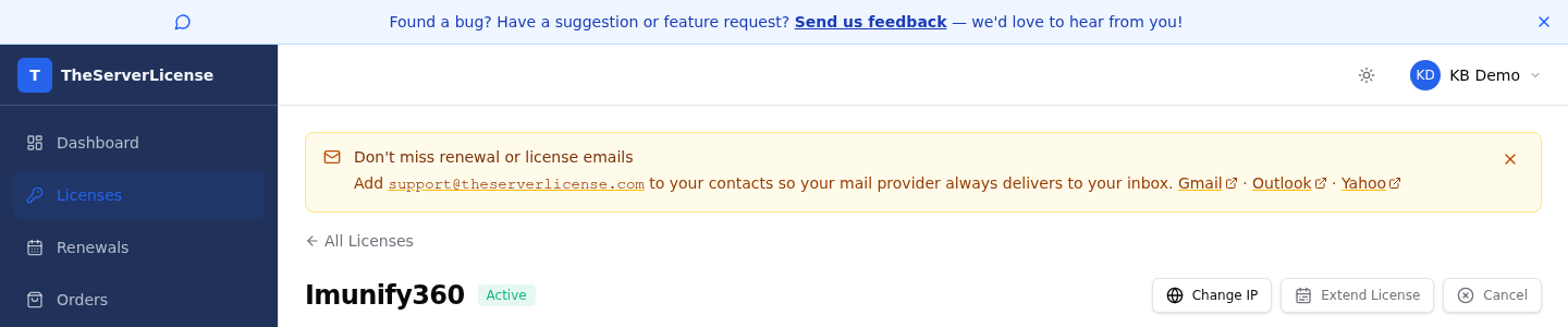 Cancel button location